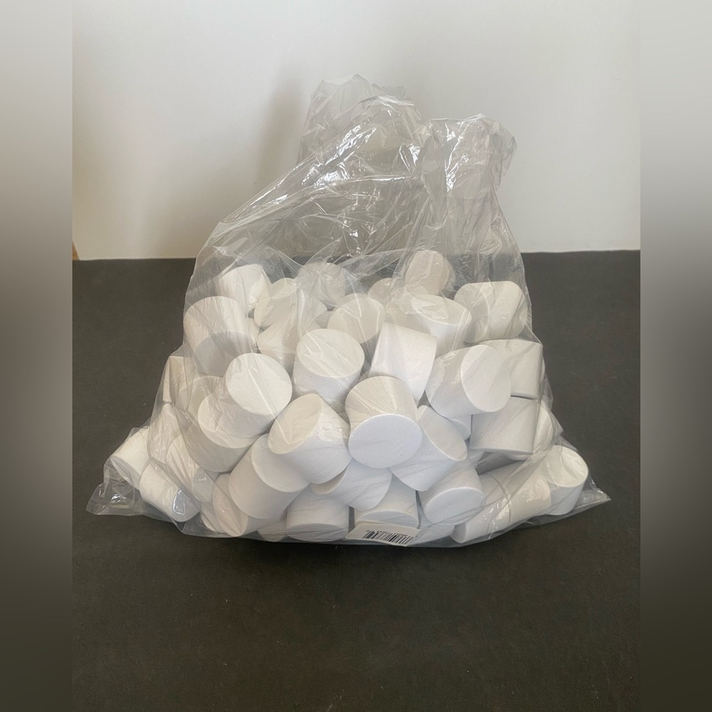 Darice Foamies Foam Shapes Fake Faux Marshmallows larger size lot of 95